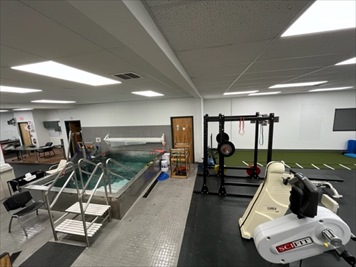 Pool and therapy area