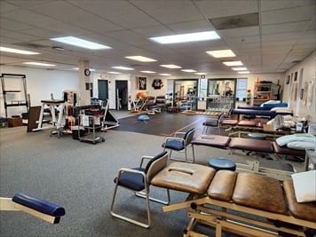 Treatment and gym area