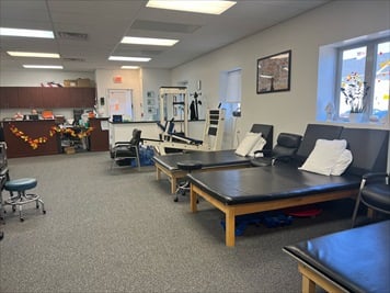 Treatment and gym area