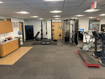 Gym and equipment area