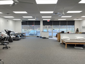 Therapy treatment and gym area