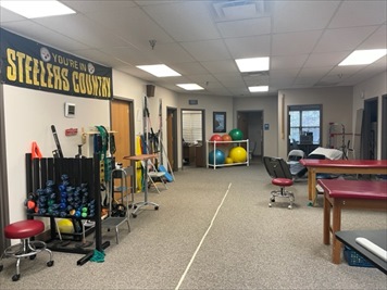Therapy Equipment and Gym Area