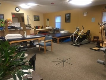 Treatment and gym area