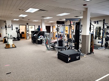 Therapy Equipment and Gym Area