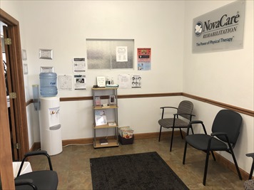 Therapy reception area