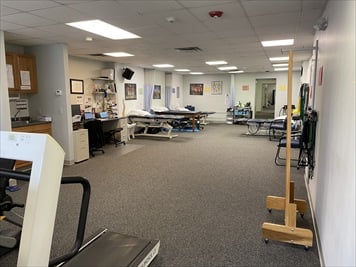 Treatment area and gym area