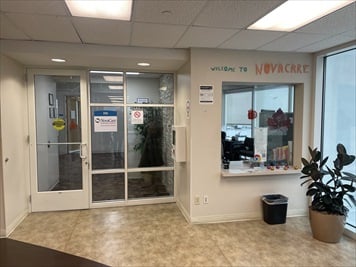 Entry to clinic suite