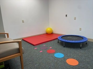 Pediatric therapy room